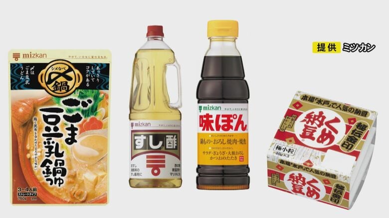 ミツカンが「味ぽん」や納豆など計69品を2025年7月から値上げへ 家庭用商品で約7〜17%のアップ｜FNNプライムオンライン