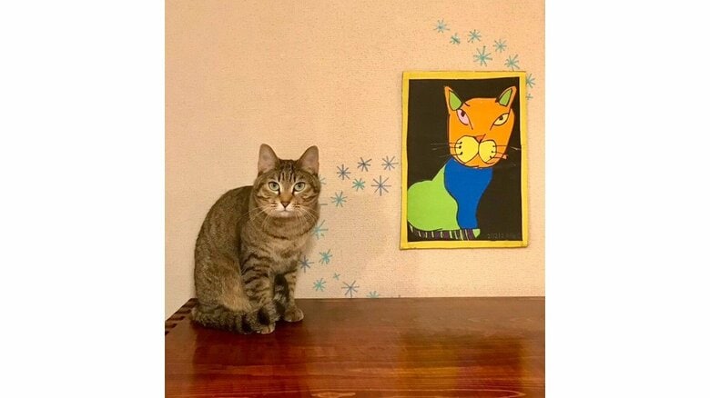 「君の描くネコは世界で一番愛しい」7歳息子の“アート”に大反響…他の絵にも芸術的センスを感じる｜FNNプライムオンライン