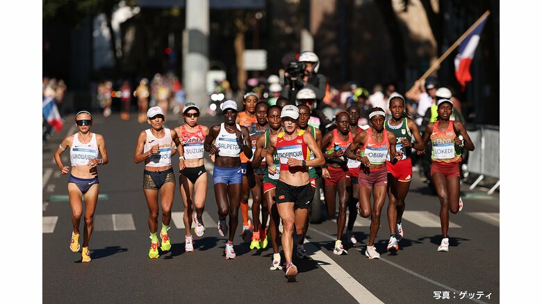女子マラソン鈴木優花は6位入賞・一山麻緒は51位　優勝はオランダのシファン・ハッサンで2時間22分55秒｜FNNプライムオンライン