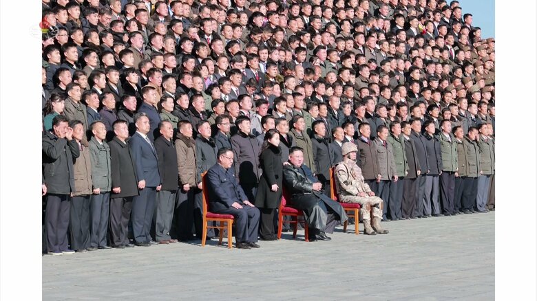 朝鮮中央テレビ（2022年11月27日放送）より