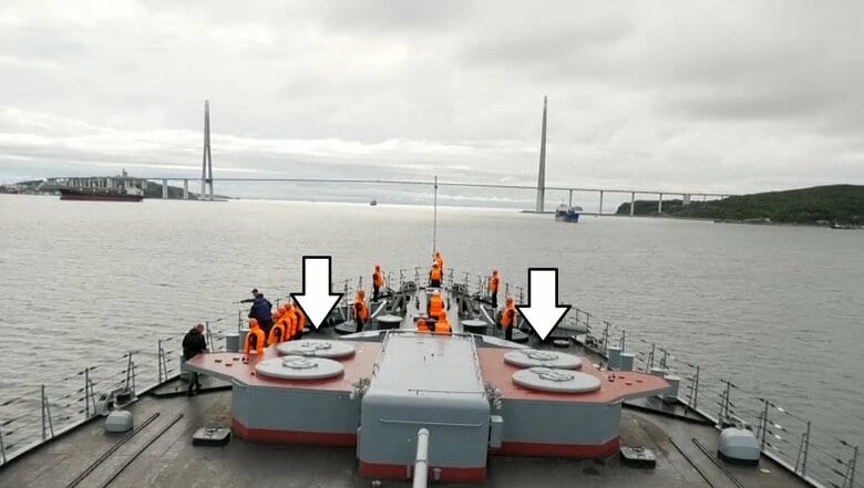 3K-95キンジャール艦対空ミサイル垂直発射機