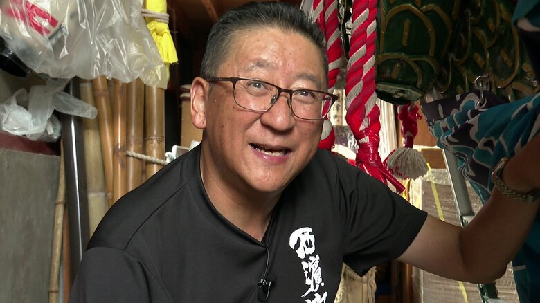 西濱町自治会　坪田源一郎会長