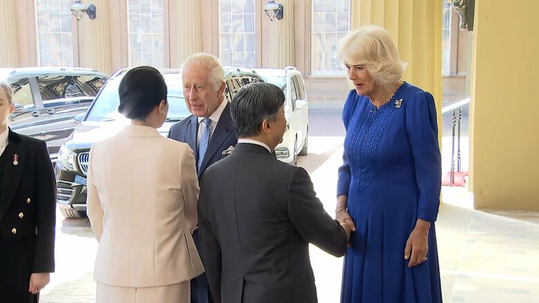 6月27日、バッキンガム宮殿を訪れ、チャールズ国王夫妻にお別れの挨拶をされた両陛下