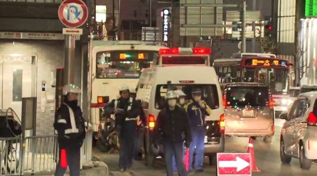 事故現場付近の様子