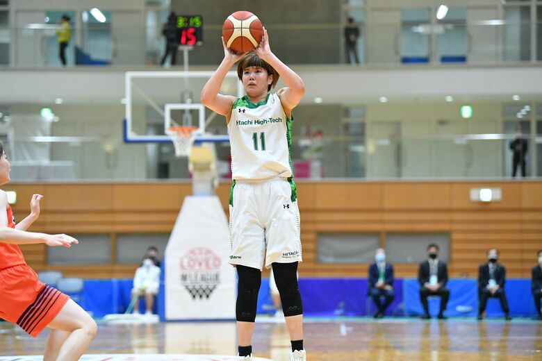 チームの大黒柱、谷村里佳選手（10月31日、アランマーレ戦より）