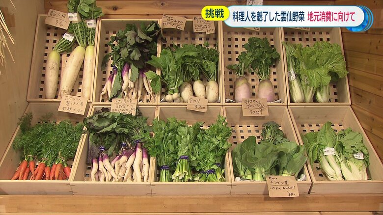 長崎県雲仙市で生産される良質の野菜