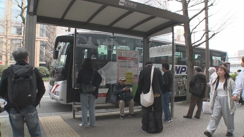 高速バス乗り場（万代口）