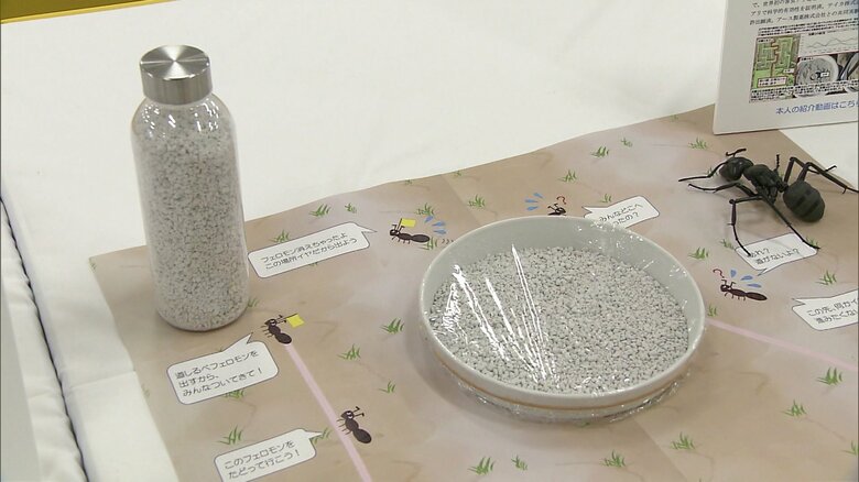 恩賜記念賞　「光触媒パワーで世界初の害虫アリ定着予防『キラ星の砂』」