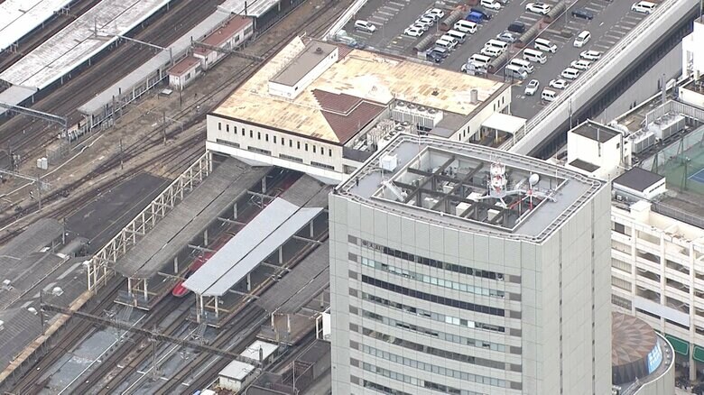 JR大宮駅に到着した「こまち」