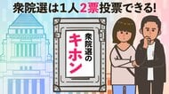 【衆院選のキホン(1)】衆院選は1人2票投票できます