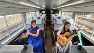 生演奏を電車内で間近に体験…JR中央線快速グリーン車で「芸術の秋」期間限定サービス　11月1日からスタート