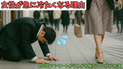 【女性100名に調査】マッチングアプリで女性が急に冷たくなる理由、1位は「相手の言動に失望」