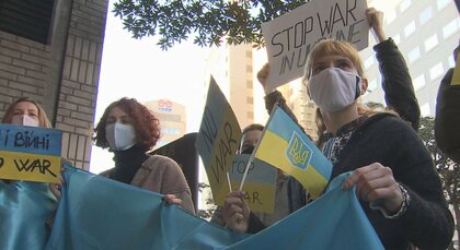 「祖父がミサイルで…」ウクライナ出身女性の悲痛な訴え　広がる“反戦”の声【福岡発】