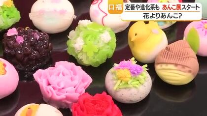 春の“あんこ祭り”開幕　鹿児島・山形屋に44社集結「桜スイーツ」や福岡の鯛焼きも