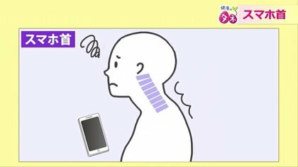 もしかして「スマホ首」？パニック障害やうつ病の恐れも…簡単ストレッチがあなたを救う【福井発】