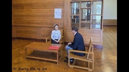 アウンサンスーチー氏の新たな写真2枚　新軍政権が異例の公開　赤十字国際委員会のミャンマー代表と面会も詳細不明