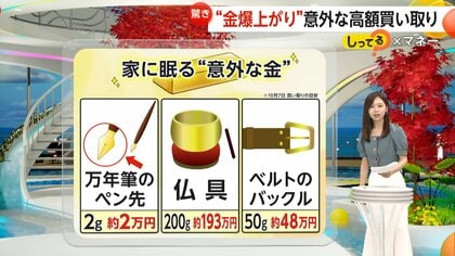 “金爆上がり”仏具は193万円の高額査定　メガネ、万年筆、ベルト…確認したい家に眠る“意外な金”