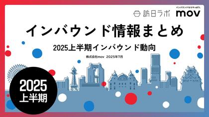 2025年の上半期インバウンドトレンド・インバウンド動向をおさらい!インバウンド情報まとめ「2025年上半期編」を訪日ラボが公開