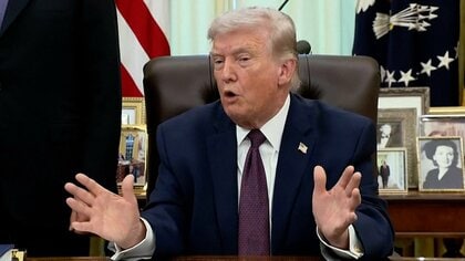 トランプ大統領「イランが停戦求めてきた」と主張　ホルムズ海峡開放されるまで攻撃続行　イラン側「主張は虚偽」