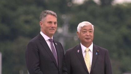 中谷防衛相と豪・マールズ国防相がもがみ型護衛艦に乗艦　「オーストラリアとの防衛協力を更なる高みへ」