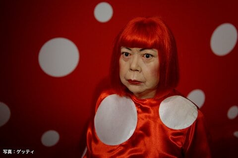 前衛芸術家の草間彌生さんが亡くなる　97歳　「かぼちゃ」モチーフや鮮やかな水玉・網目模様の作品
