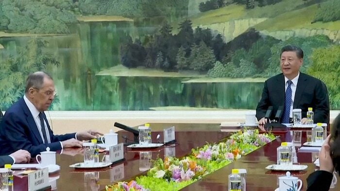 ラブロフ外相は習近平国家主席とも会談した 2024年4月