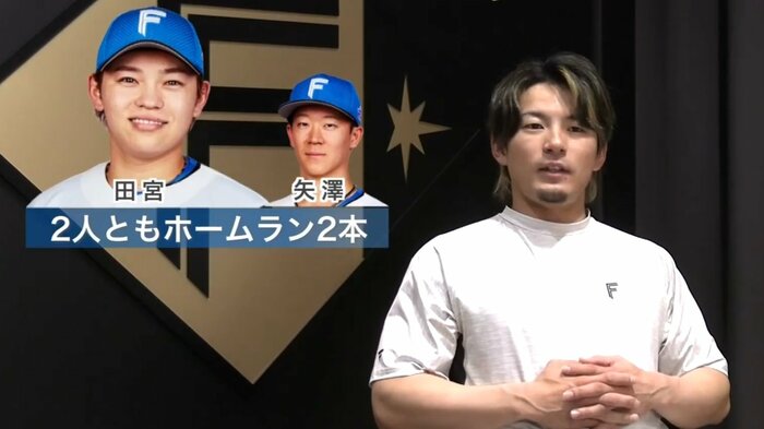 ホームランについてあおられると語る水野達稀選手