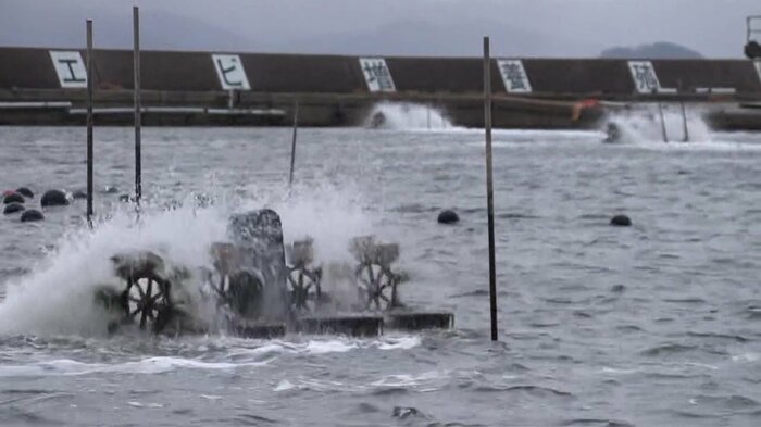 毎日3割ほどを外の海水と循環させているが…