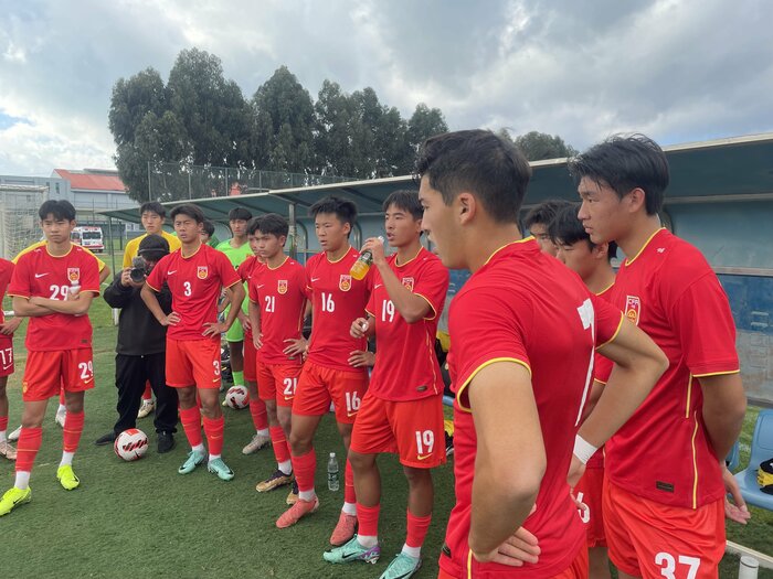 中国16歳以下の代表選手たち