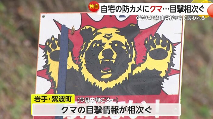 岩手・紫波町では4月中旬ごろから熊の目撃情報が相次いでいた