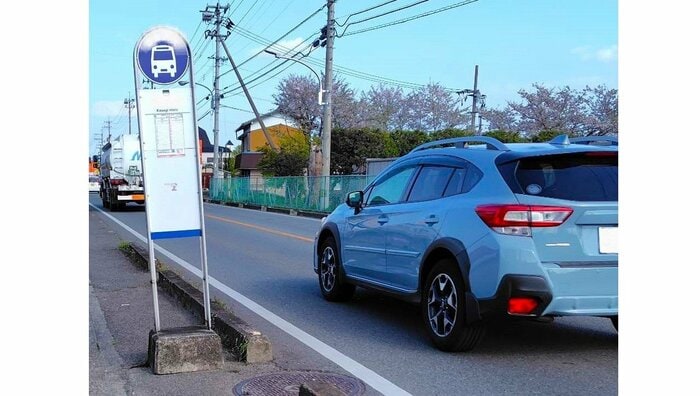 地方のバス停(イメージ)