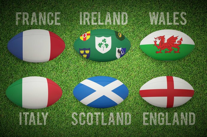 ラグビーの国際大会“Six Nations”参加チーム