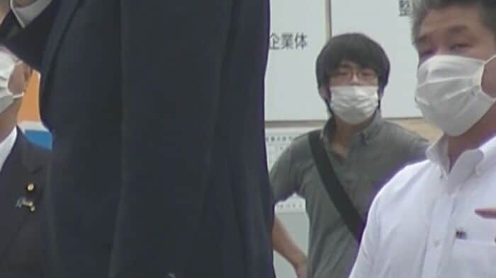 事件前の山上被告（大谷敏治さん撮影）