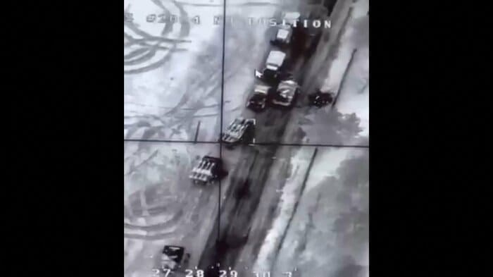 ウクライナ軍が27日に公開した映像