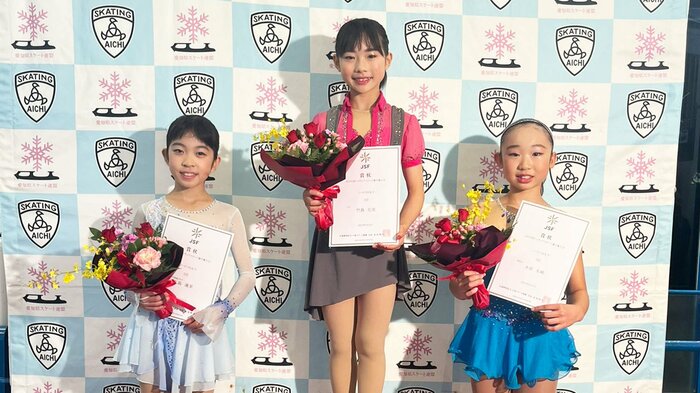 ノービスB女子表彰台(中部選手権)