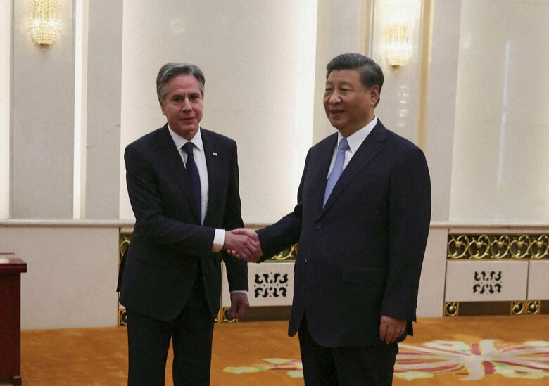 【速報】中国訪問の米国務長官が習近平国家主席と面会｜FNNプライムオンライン