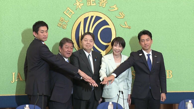 いよいよあす“新総裁”決まる…トップは小泉氏・林氏猛追で“カギ”は「議員票」決選投票が“小泉氏vs林氏”なら逆転の可能性も？【自民党総裁選】｜FNNプライムオンライン