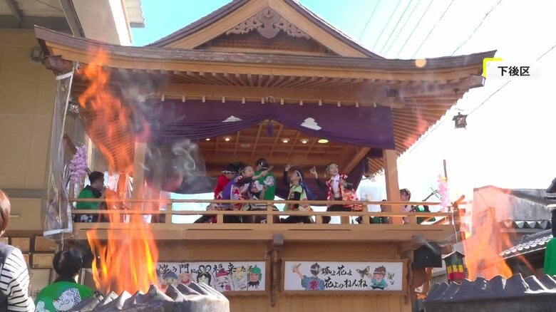 「蝶よ花よ」8万5000人が熱狂　300年続く勝山左義長まつり　お囃子と“浮き太鼓”に心揺さぶられる熱狂の2日間｜FNNプライムオンライン