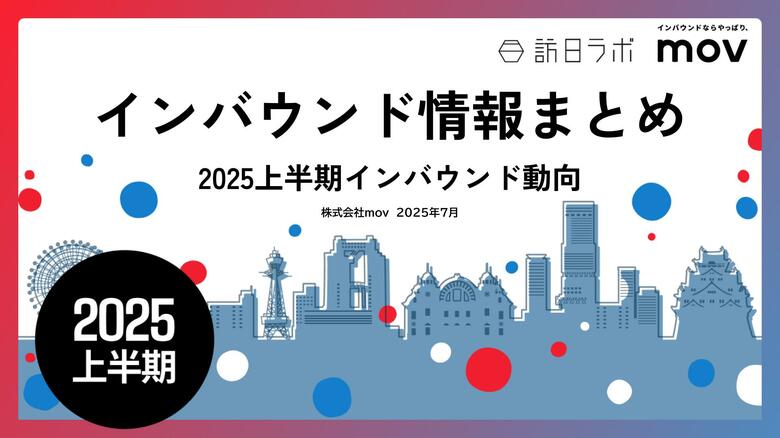 2025年の上半期インバウンドトレンド・インバウンド動向をおさらい!インバウンド情報まとめ「2025年上半期編」を訪日ラボが公開