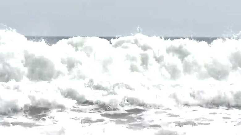台風接近！  離岸流に流されたら「浮いて」救助を待て　独力で救助せず「救助要請」を 台風接近　海のレジャーで気を付けること｜FNNプライムオンライン