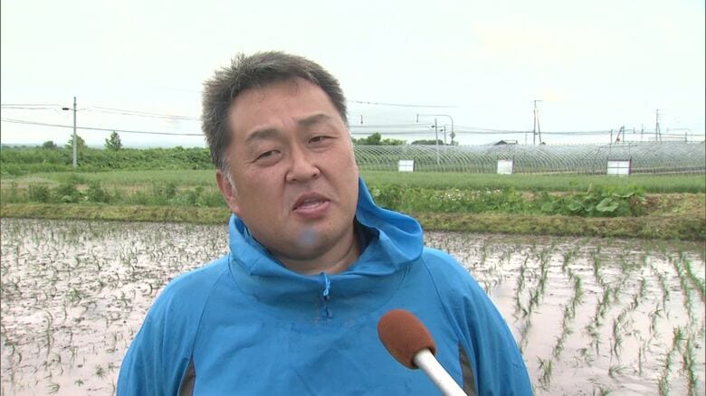 コメ価格の変動に懸念を示す大林さん