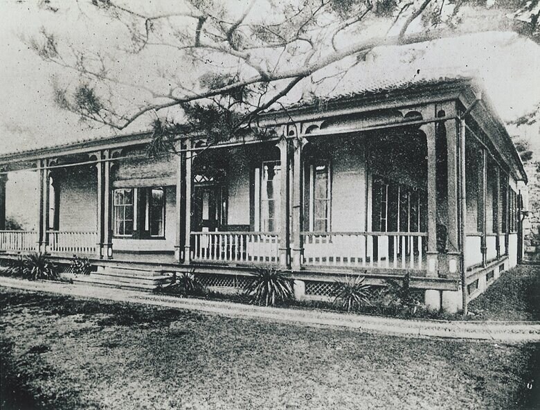 開校時の校舎16番館（1879～1880年使用）（画像提供：活水女子大学）