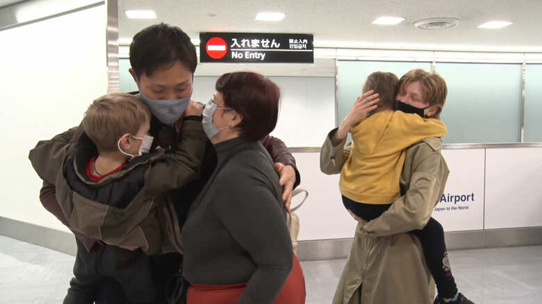 成田空港で再会