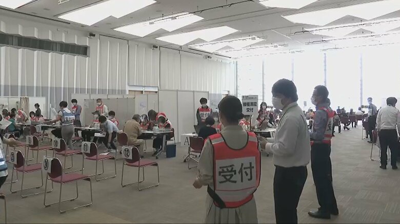 大規模接種会場