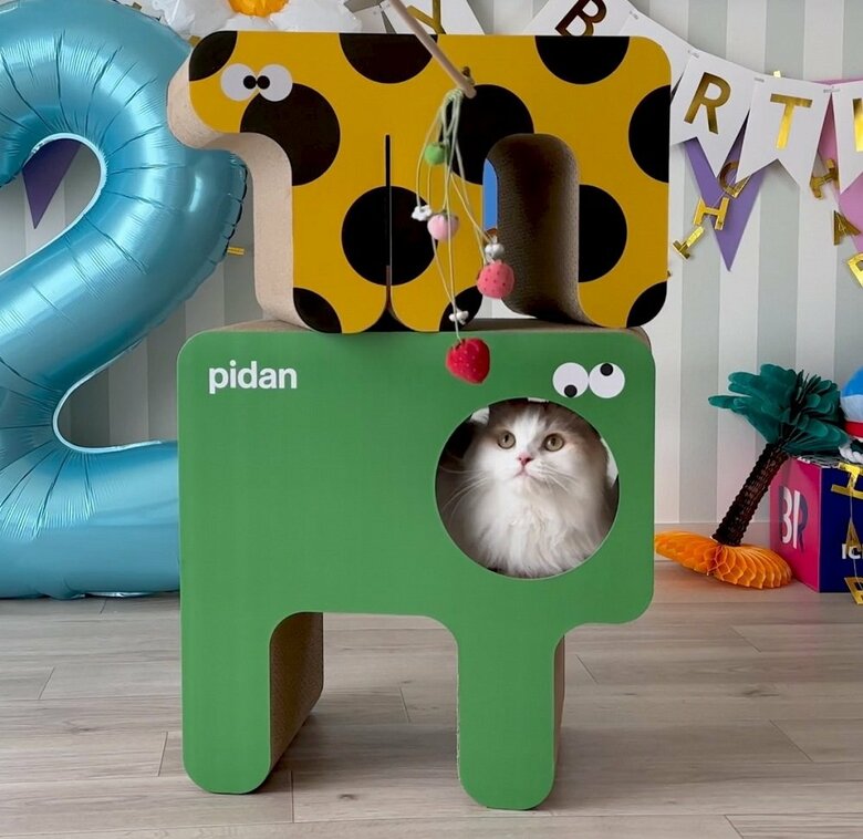 狭いところが大好き