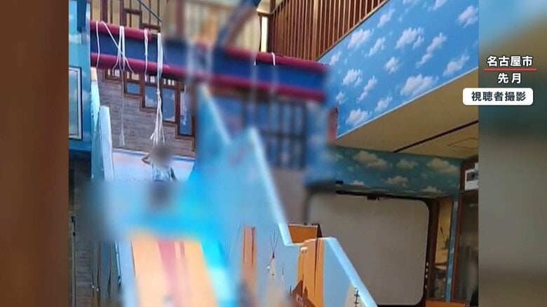 持っていたロープが首に絡まり、体が宙に浮く状態に