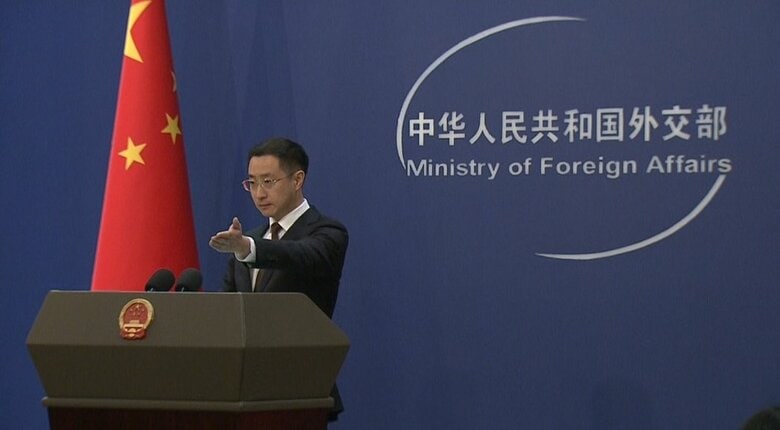 事件2日後に行われた中国外務省の定例記者会見（11月13日）