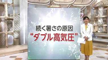 “梅雨寒”から一転“夏本番”の暑さに…猛暑の原因“ダブル高気圧”とは?