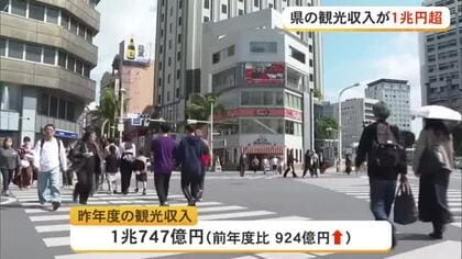 沖縄県の観光収入が１兆円突破　