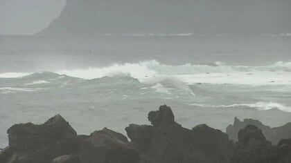 【速報】東京・伊豆諸島南部の八丈島と青ヶ島に暴風と波浪の特別警報を発表…数十年に一度の暴風や高波の恐れ